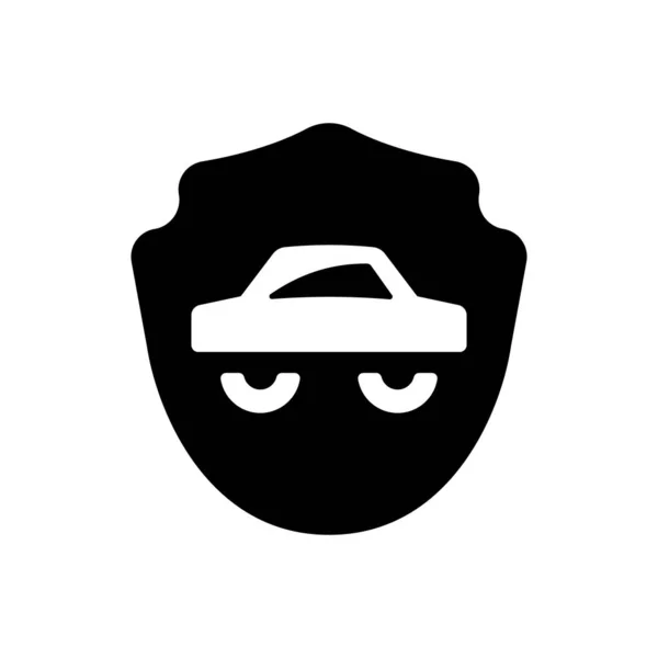 Car Insurance Icon Simple Vector Illustration — 스톡 벡터