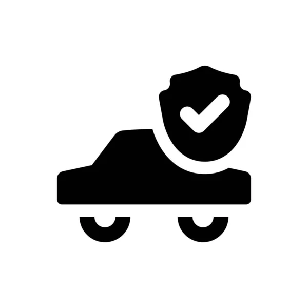 Car Insurance Icon Simple Vector Illustration — 图库矢量图片