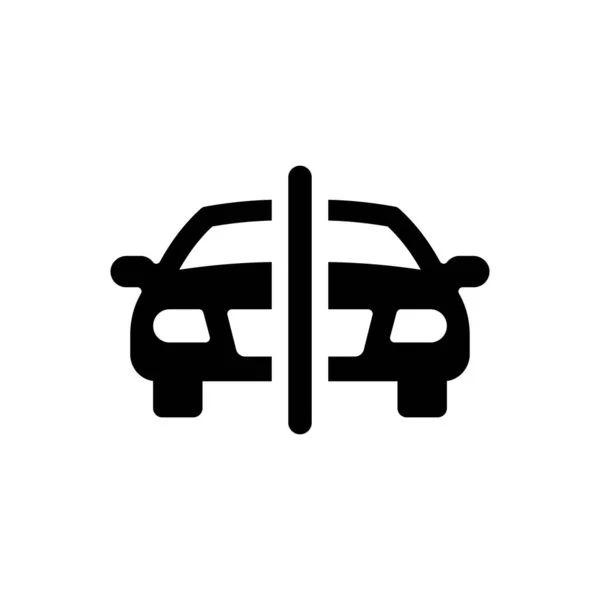Vehicle Gap Icon Simple Vector Illustration — Stockový vektor