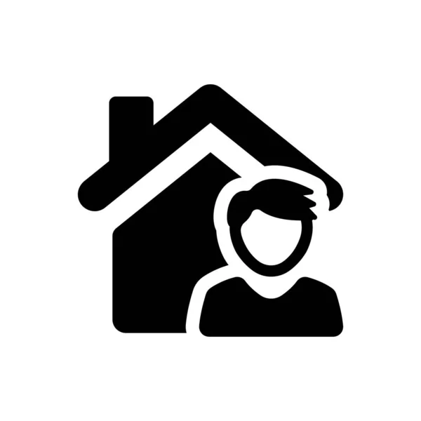 Home Owner Icon Simple Vector Illustration — Stock Vector