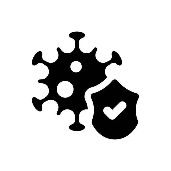 Safety Bacteria Icon Simple Vector Illustration — Image vectorielle