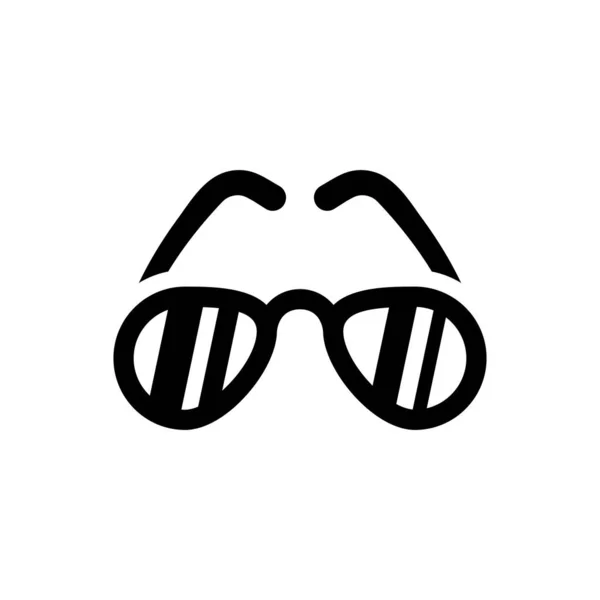 Optical Glasses Icon Simple Vector Illustration — Stok Vektör