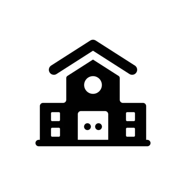 Institution Icon Simple Vector Illustration — Vetor de Stock