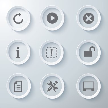 3D Icons 3d simgeleri simge Cam simgeler vektör Icon set simgeler simge koleksiyon küme.