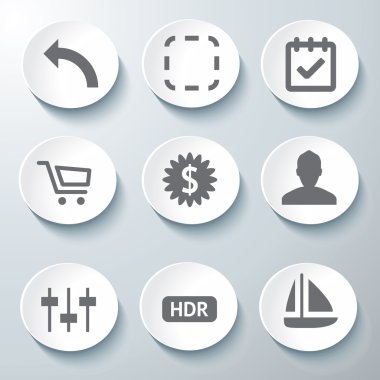 3D Icons 3d simgeleri simge Cam simgeler vektör Icon set simgeler simge koleksiyon küme.