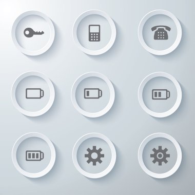 3D Icons 3d simgeleri simge Cam simgeler vektör Icon set simgeler simge koleksiyon küme.