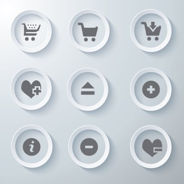 3D Icons 3d simgeleri simge Cam simgeler vektör Icon set simgeler simge koleksiyon küme.