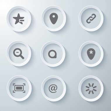 3D Icons 3d simgeleri simge Cam simgeler vektör Icon set simgeler simge koleksiyon küme.