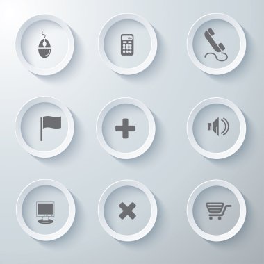 3D Icons 3d simgeleri simge Cam simgeler vektör Icon set simgeler simge koleksiyon küme.