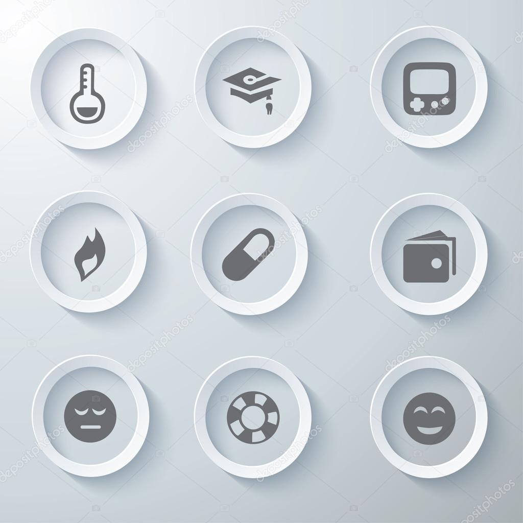 3d icons 3d icons set icon glass icons vector icon set icons icon collection