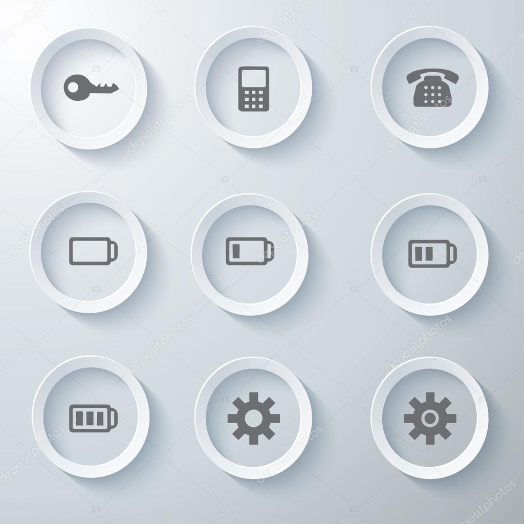 Download 3d icons 3d icons set icon glass icons vector icon set ...