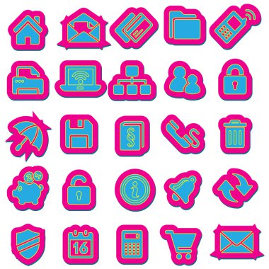 etiket simge sticker etiket etiket vektör etiket tag Etiketler Icon set simgeleri simge koleksiyonu ayarla