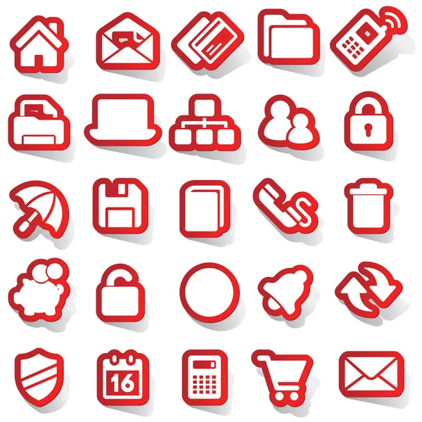 Aufkleber Symbol Aufkleber Etikett Aufkleber Vektor Aufkleber Tag Aufkleber Set Icons Icon Sammlung — Stockvektor