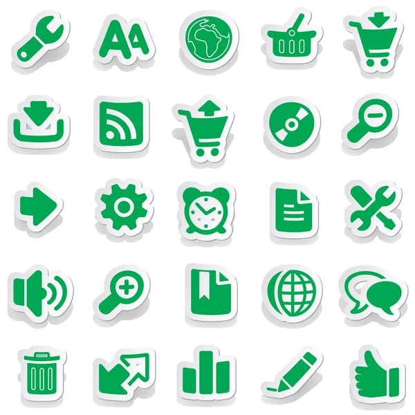 Sticker icon sticker label sticker vector sticker tag stickers set icon set icons icon collection — Stock Vector