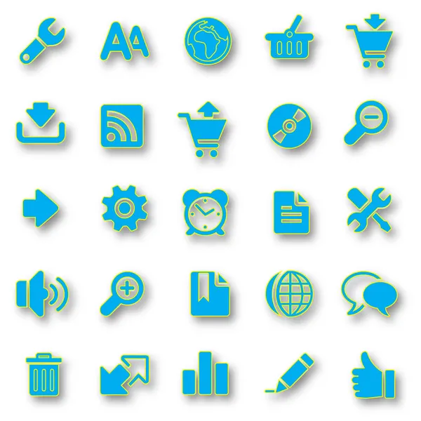 Naklejki ikona naklejki etykiety naklejki wektor naklejki tagu zestaw ikona zestaw ikon icon collection — Wektor stockowy