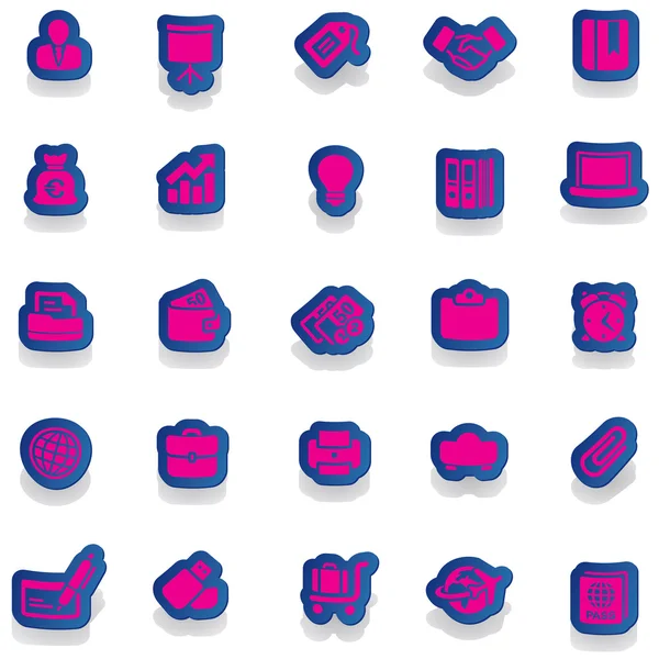 Naklejki ikona naklejki etykiety naklejki wektor naklejki tagu zestaw ikona zestaw ikon icon collection — Wektor stockowy