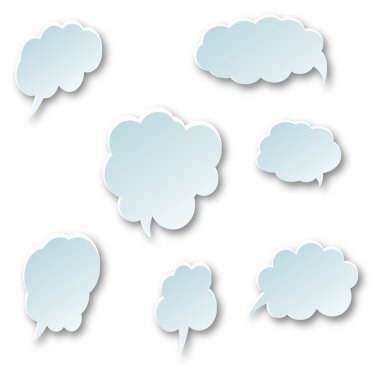 konuşma balonları konuşma kabarcık konuşma balonu simge konuşma balonu 3d konuşma kabarcıklar seti vektör