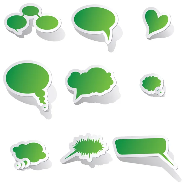 Burbujas del habla vector del habla burbuja del habla icono de la burbuja del habla burbuja 3d burbujas del habla conjunto — Vector de stock