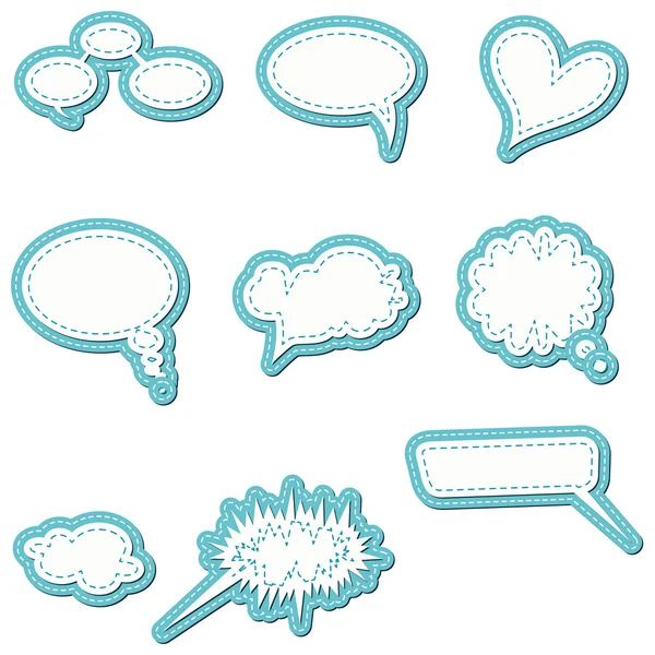 Speech bubbles vector speech bubble speech bubble icon speech bubble 3d speech bubbles set — Stock Vector