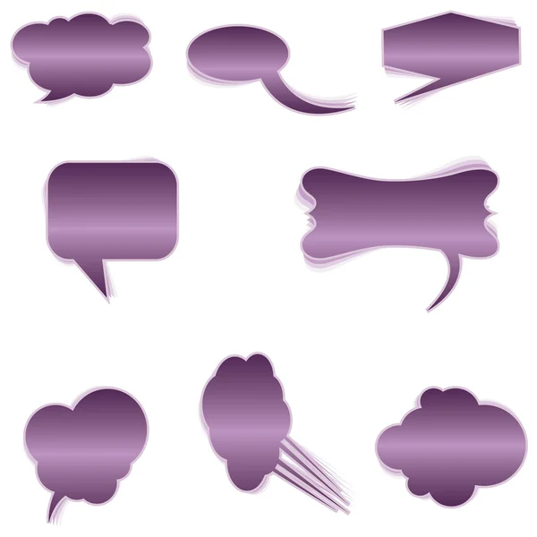 Burbujas del habla vector del habla burbuja del habla icono de la burbuja del habla burbuja 3d burbujas del habla conjunto — Vector de stock