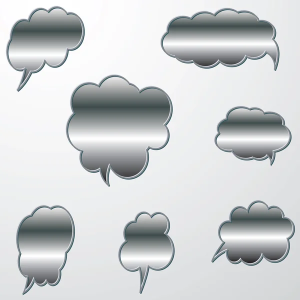 Speech bubbles vector speech bubble speech bubble icon speech bubble 3d speech bubbles set — Stock Vector