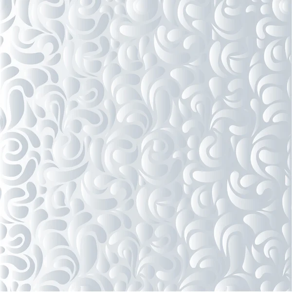Streszczenie tło wektor bezszwowe geometrycznych 3d biały ilustracja — Wektor stockowy