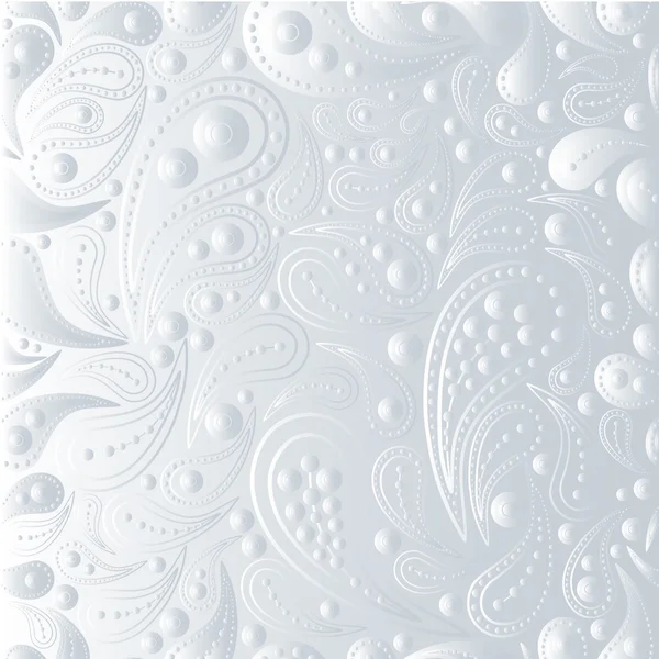 Abstrakt Hintergrund Vektor nahtlose geometrische weiße 3D-Design-Illustration — Stockvektor