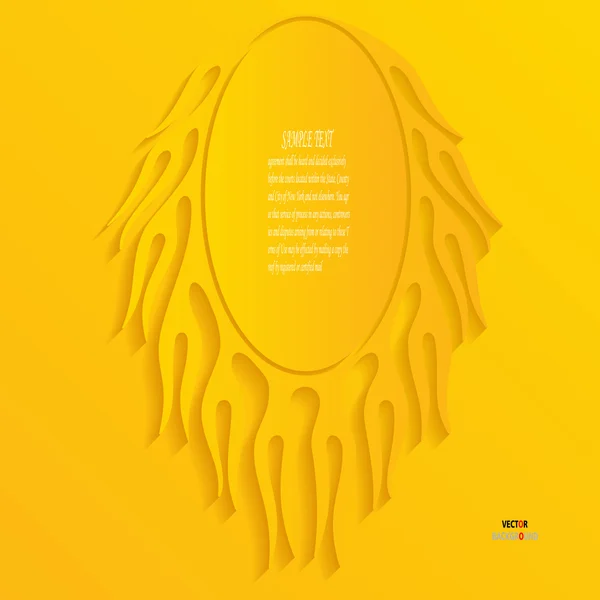 Όμορφο φόντο αφηρημένα σχέδια 3d διανυσματικά εικονογραφήσεις κίτρινο — Διανυσματικό Αρχείο