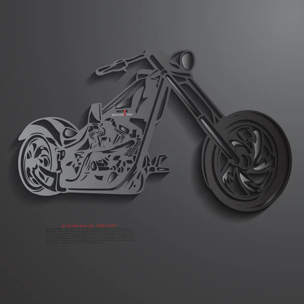Мотоцикл Абстрактний 3D дизайн Фон Векторні ілюстрації — стоковий вектор