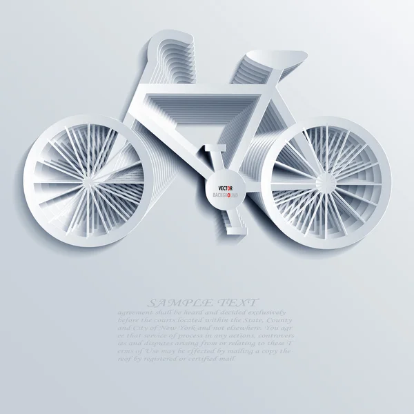 Bakgrunden abstrakt 3d design av cykel vektor — Gratis stockfoto