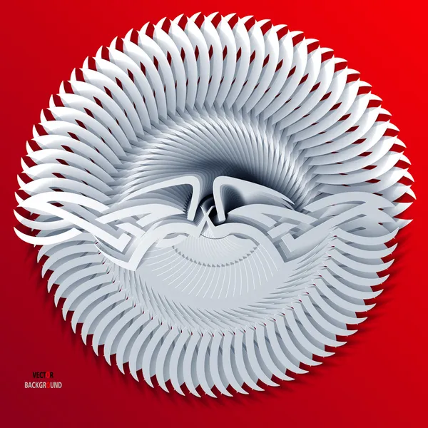 Antecedentes vectoriales Diseño 3D abstracto — Foto de stock gratis