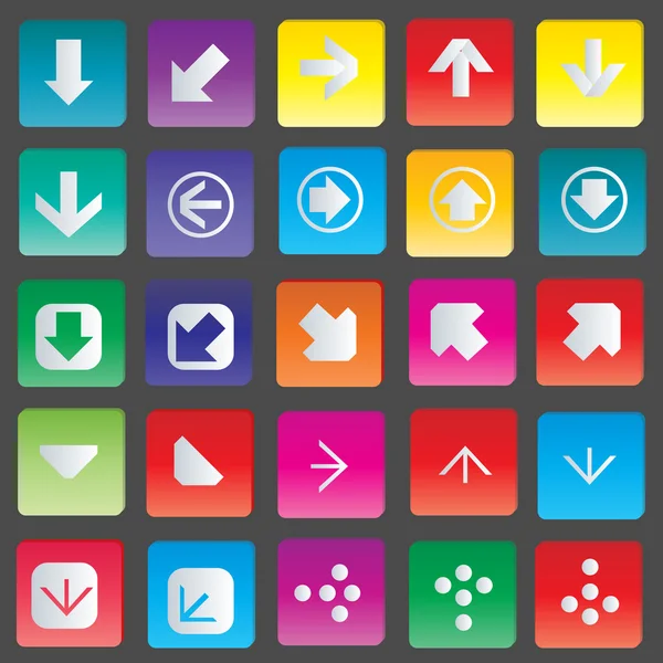 Icon set Vector Illustration — Stockvektor