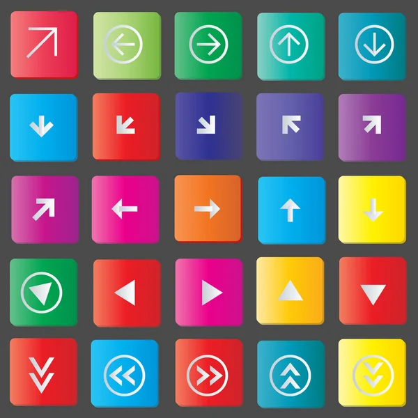 Icon set Vector Illustration — Stockvektor