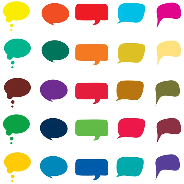 Speech bubble vector illustration — Stock Vector