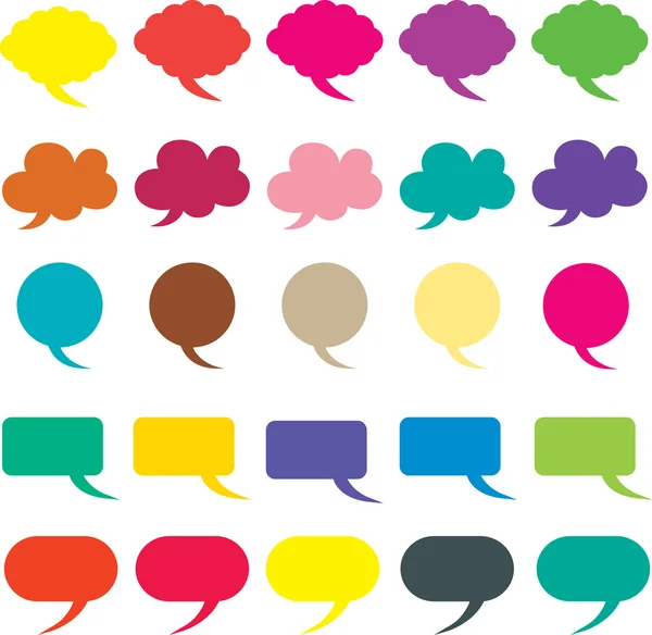 Speech bubble vector illustration — Stock Vector