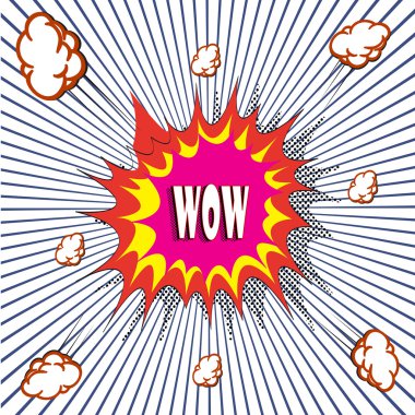 comic boek explosie vector afbeelding achtergrond