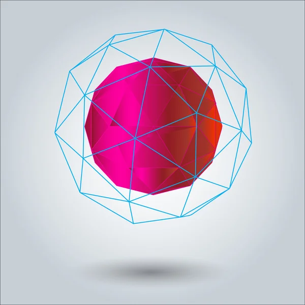 geometrik arka plan 3d geometrik soyut sanatın geometrik çizgiler çizim vektör