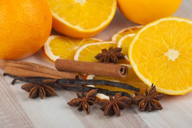 baharatlar ve turuncu