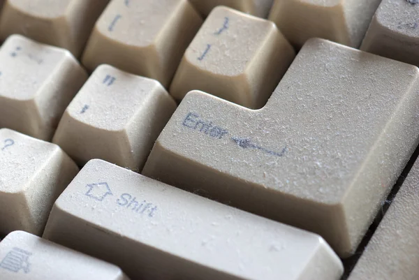 Dirty keyboard — Stock Photo, Image