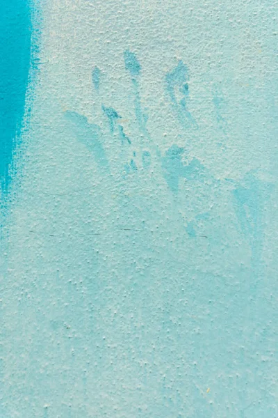 Frammento Una Parete Blu Macchiata Vernice Sfondo Texture — Foto Stock
