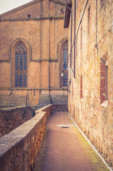 Vanhakaupunki Pienza, Toscana Sienan ja Rooman välillä — kuvapankkivalokuva