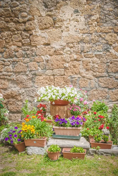 Włoski średniowiecznego miasta civita di bagnoregio, Włochy — Zdjęcie stockowe