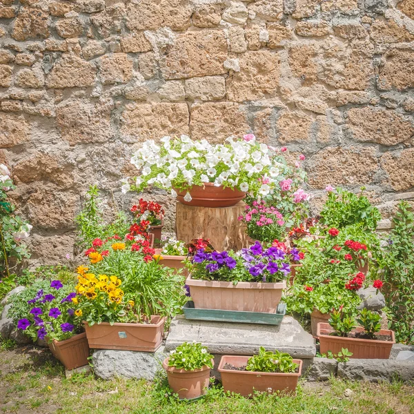 Italienska medeltidsstaden av civita di bagnoregio, Italien — Stockfoto