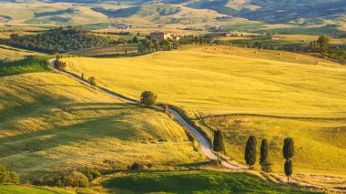 doğal beyaz yol Toskana, İtalya