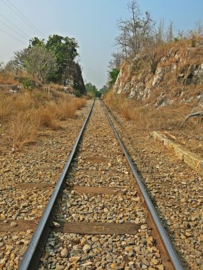 Dağ çalışan yağmur parça