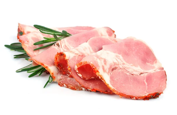 Schweinespeck in Scheiben — Stockfoto