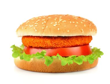 Hamburger salatası ile