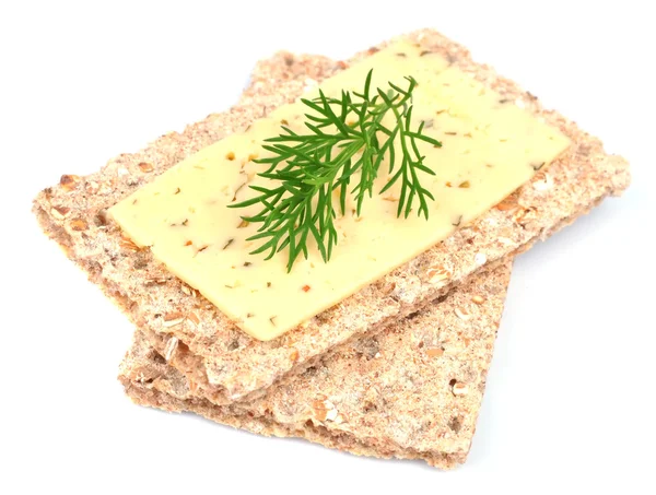 Wholemeal crispbread — Stock Photo, Image