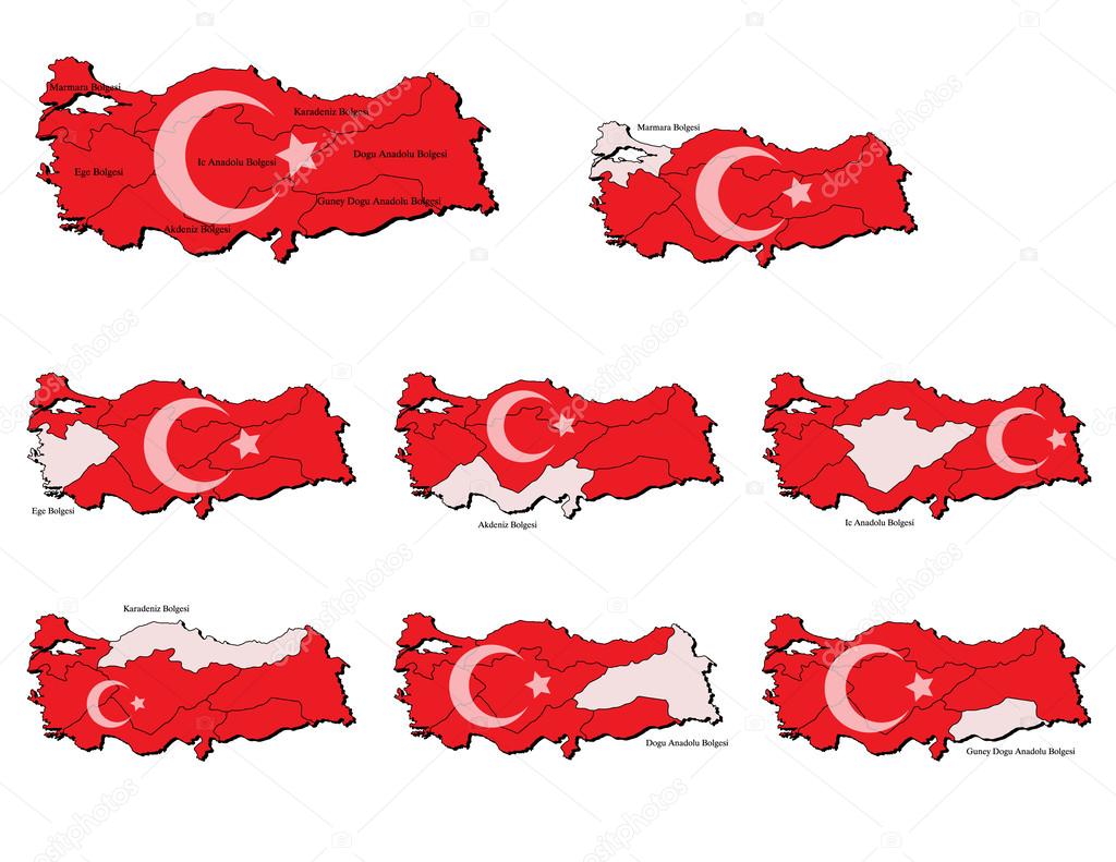 Turkey provinces maps