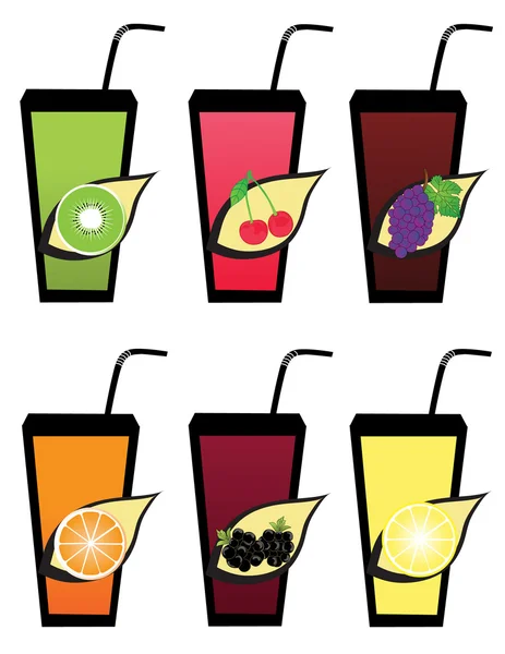 Fruit icons3 — Stock Vector